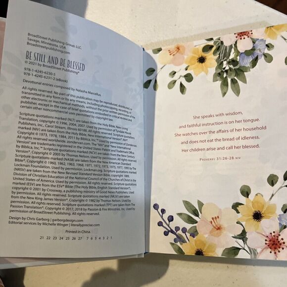 Be Still and Be Blessed: 365 Daily Devotions for Mothers. - Picture 3 of 3